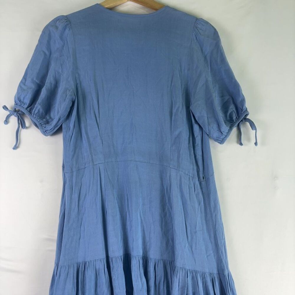 Christy Dawn Blue Wrap Dress - Picture 14 of 14